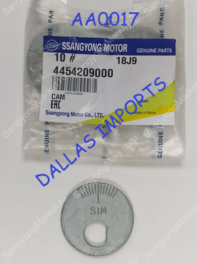 AA0017S1 - ARRUELA DE CAMBAGEM SSANGYONG ACTYON SUV 2.3 GASOLINA/ACTYON NEW SPORT 2.0 DIESEL APOS 2012 / KYRON 2.0 DIESEL/ ACTYON SUV 2.0 DIESEL / ACTYON SPORT 2.0 DIESEL ATE 2011
