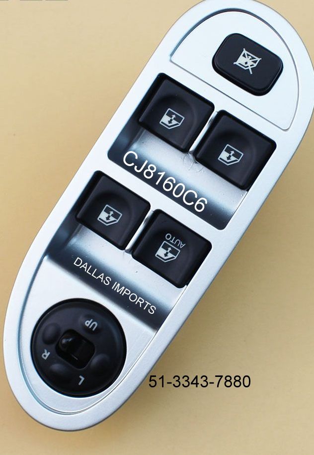 CJ8160C6 - CONJUNTO INTERRUPTOR VIDRO ELETRICO DO JAC J3