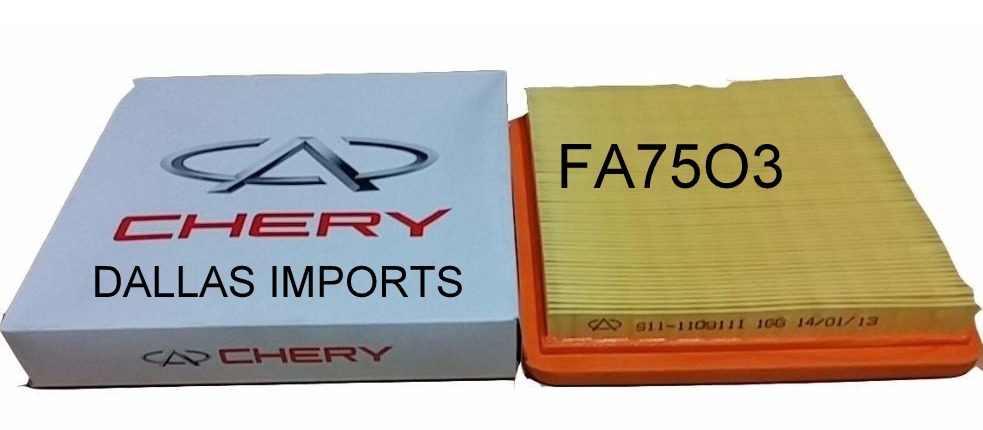 FA75O3 - FILTRO DE AR CHERY QQ