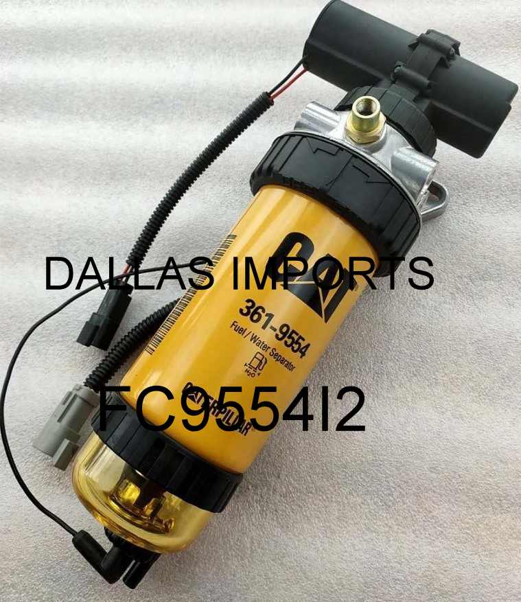 FC9554I2 - CONJUNTO FILTRO SEPARADOR DE COMBUSTIVEL 12V DA MAQUINA ESCAVADEIRA C6.6 COM BOMBA ELETRONICA (2289129 )2325877 249-7669/ 3491063