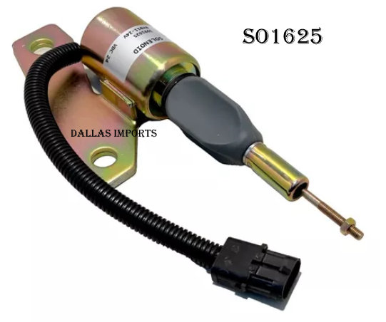 SO1625I2 -SOLENÓIDE DE PARADA COM SENSOR 24V CASE CUMMINS: MOTORES  8.3C FIAT ALLIS/ HYUNDAI /KOMATSU/ 210LC7 / R140W7 / R200W7 / R140LC7 / R260LC9S / RD220LC9