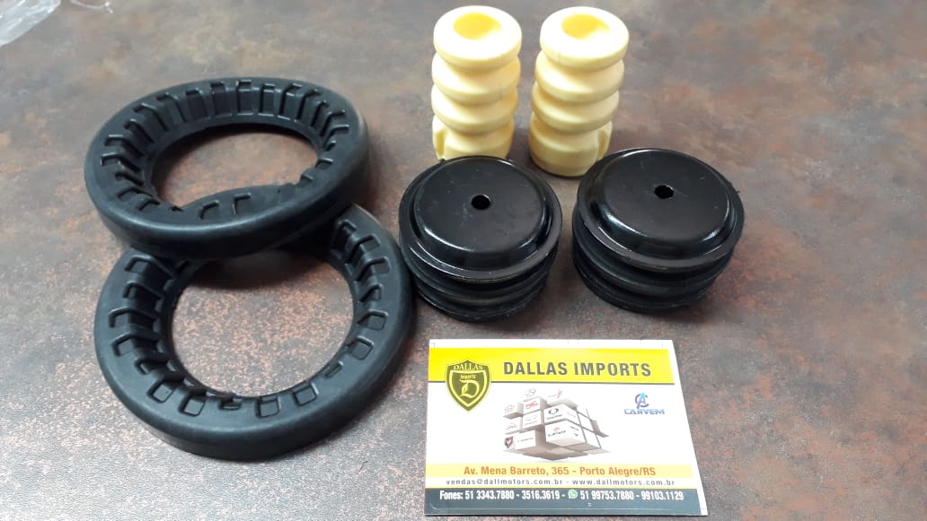 KB06 - KIT BATENTE AMORTECEDOR TRASEIRO DO CHERY TIGGO.