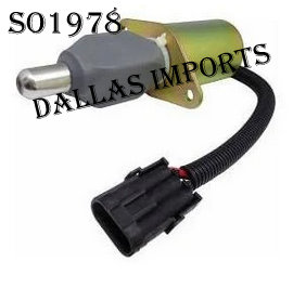 SO1978I2 - SOLENÓIDE DE PARADA 12V  Cummins, 6C, ISC, 3921978, 3915502, 3918600, 3918343  #180212